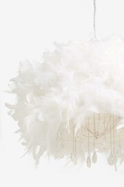 White Feather Easy Fit Lamp Shade - Image 7 of 7