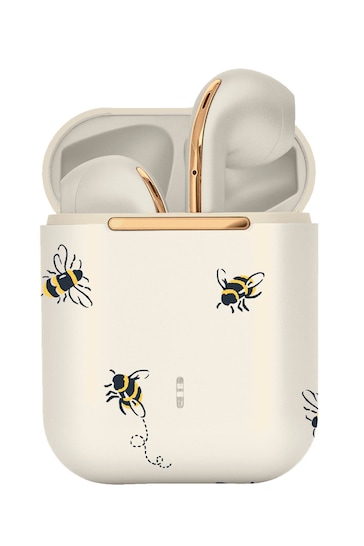 View Quest Cream Cath Kidston Bees TWS Earbuds