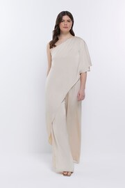 River Island Cream Bridesmaid Jumpsuit - Image 1 of 5