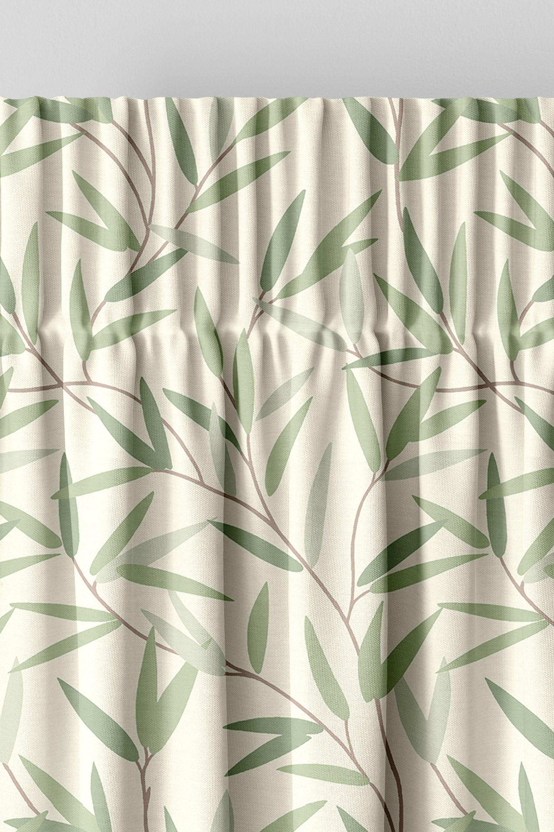 Green online leaf curtains