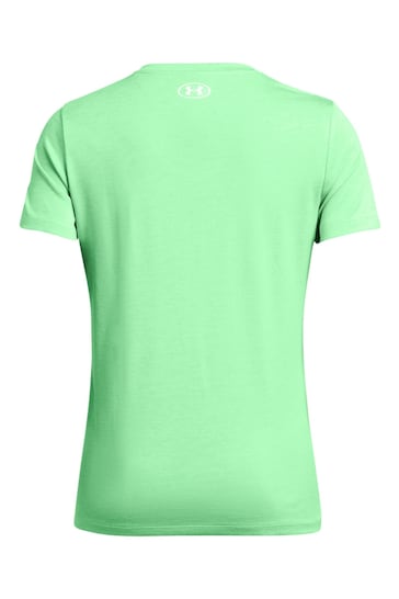Under Armour Lime Green Tech Twist V-Neck T-Shirt