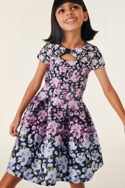 Baker by Ted Baker Multi-Coloured Floral Scuba Dress - Image 1 of 11