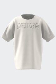 adidas White Sportswear T-Shirt - Image 1 of 3