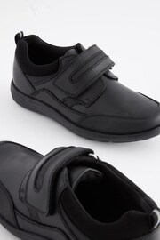 Black Narrow Fit (E) School Leather Single Strap Shoes - Image 5 of 6