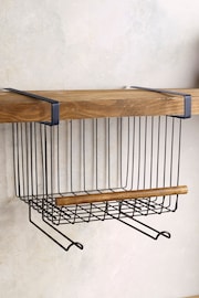 Black Bronx Undershelf Basket Storage Basket - Image 2 of 4