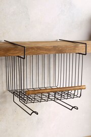 Black Bronx Undershelf Basket Storage Basket - Image 3 of 4