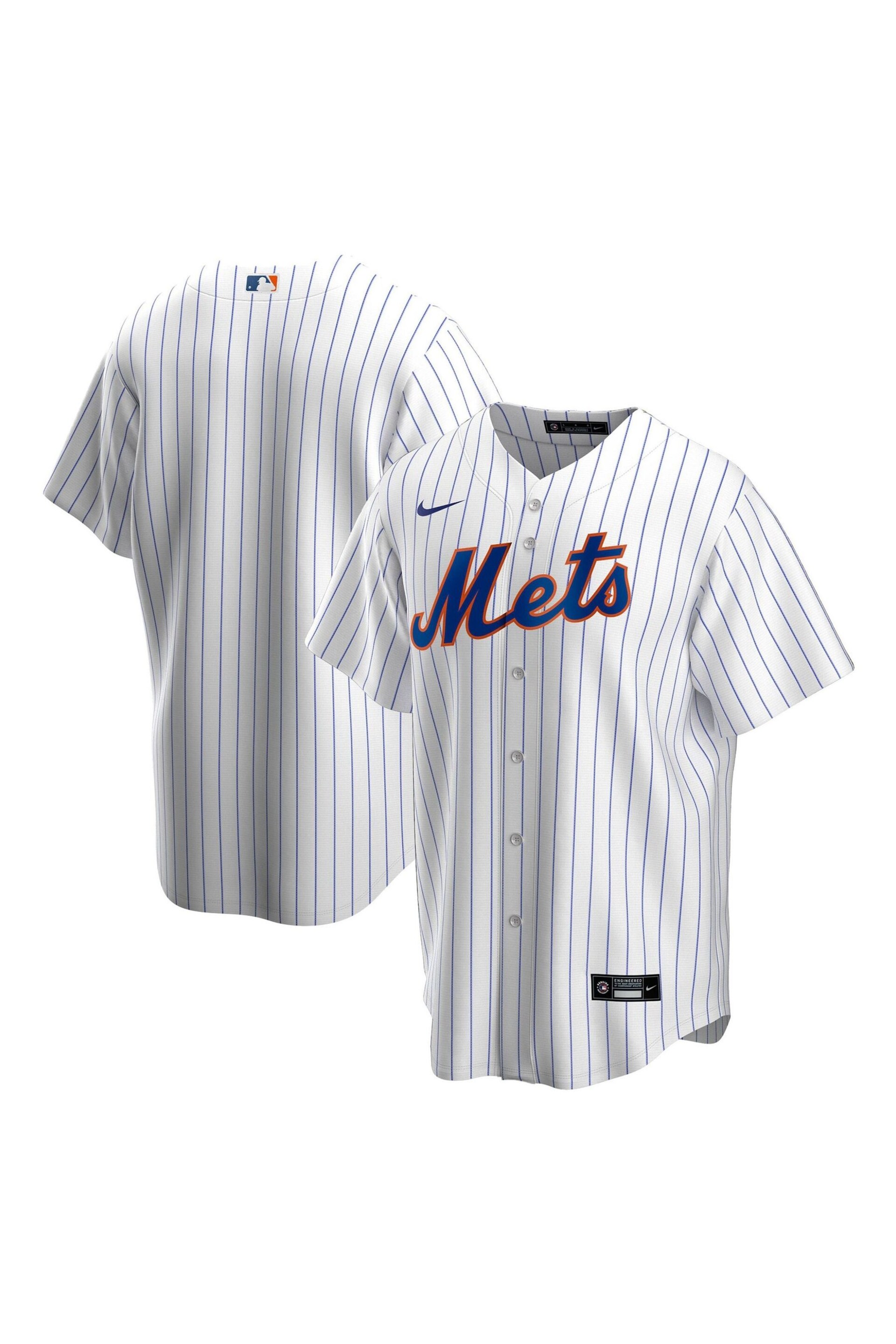 Nike White New York Mets Official Replica Home Jersey Youth - Image 1 of 3