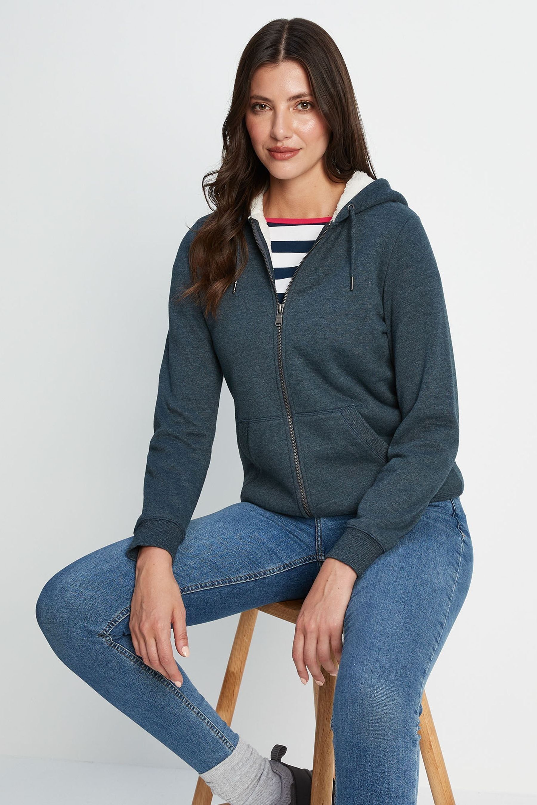 Buy Tog 24 Blue Finch Sherpa Lined Hoodie from the Next UK online shop
