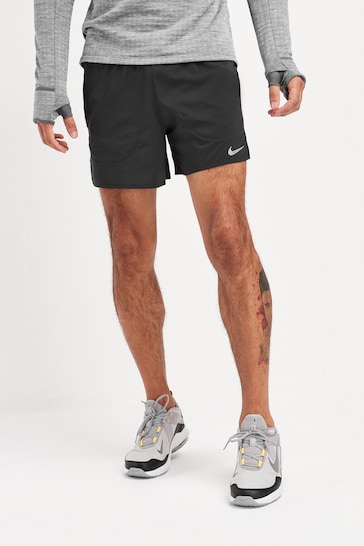 Nike Black Flex Stride 5 Inch Running Shorts