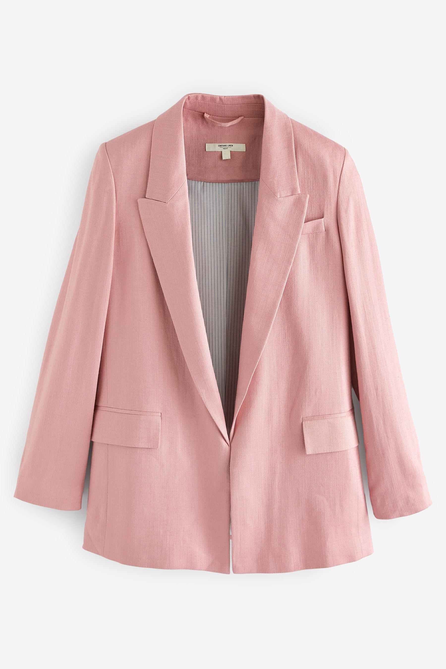 Buy Pink Linen Blazer from Next Netherlands