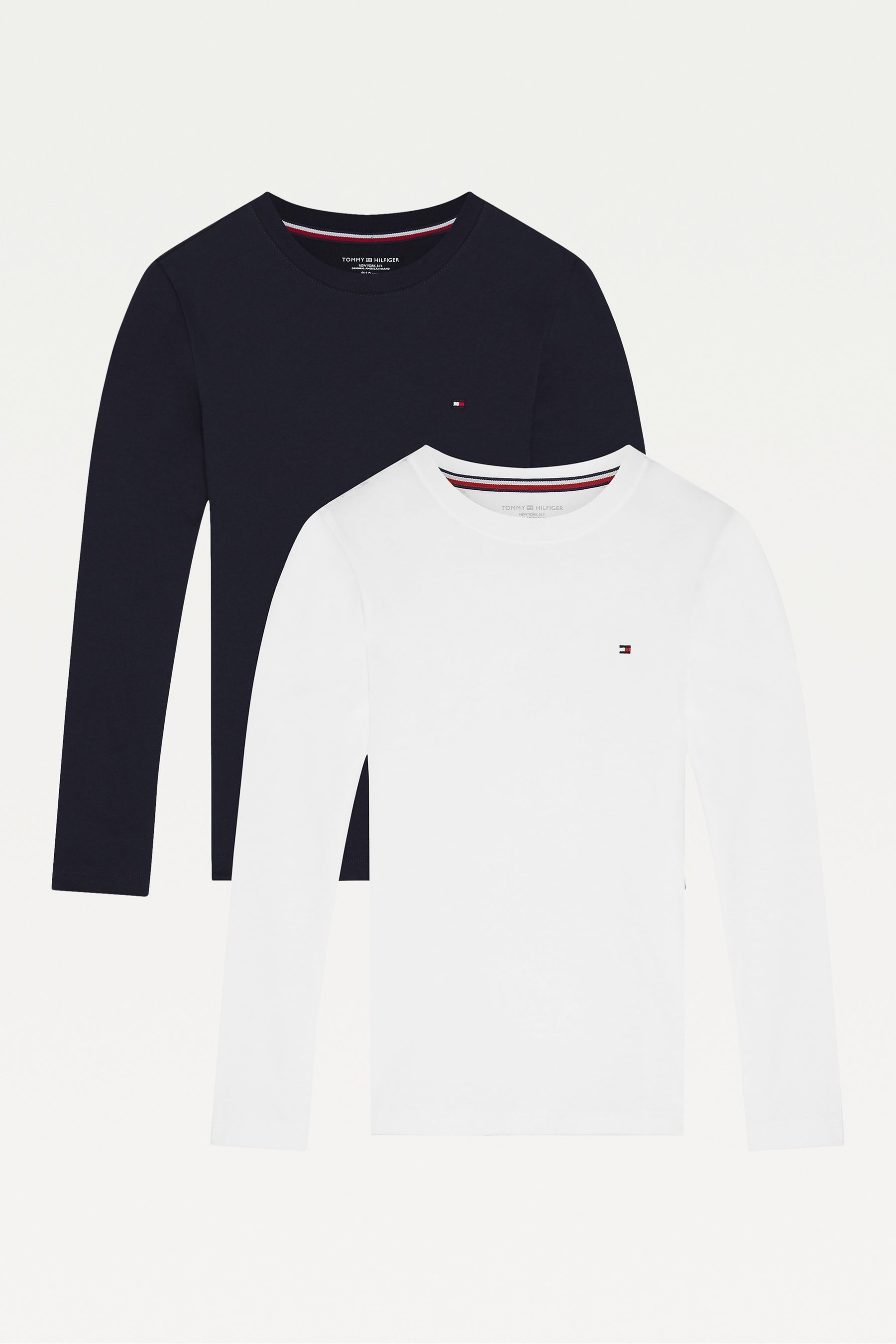 Tommy Hilfiger Original Long Sleeve T Shirts 2 Pack from Next Hong Kong