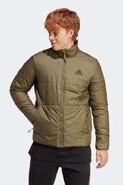 adidas Terrex Green BSC 3-Stripes Insulated Jacket - Image 1 of 7