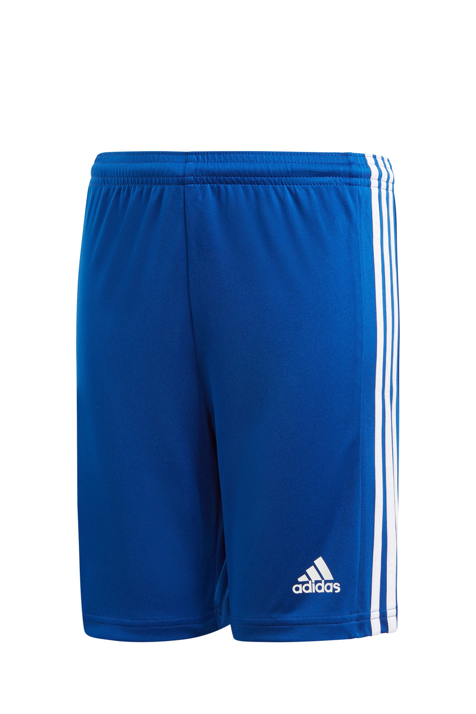Adidas fleece shorts blue online