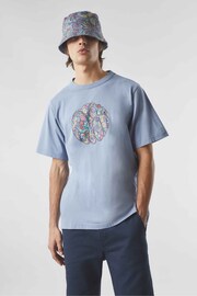 Pretty Green Mystic Paisley Logo T-Shirt - Image 1 of 3