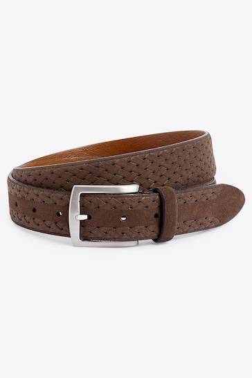 Buy Neutral Signature Suede Textured Belt from the Next UK online shop