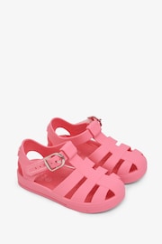 JoJo Maman Bébé Pink Jelly Sandals - Image 1 of 4