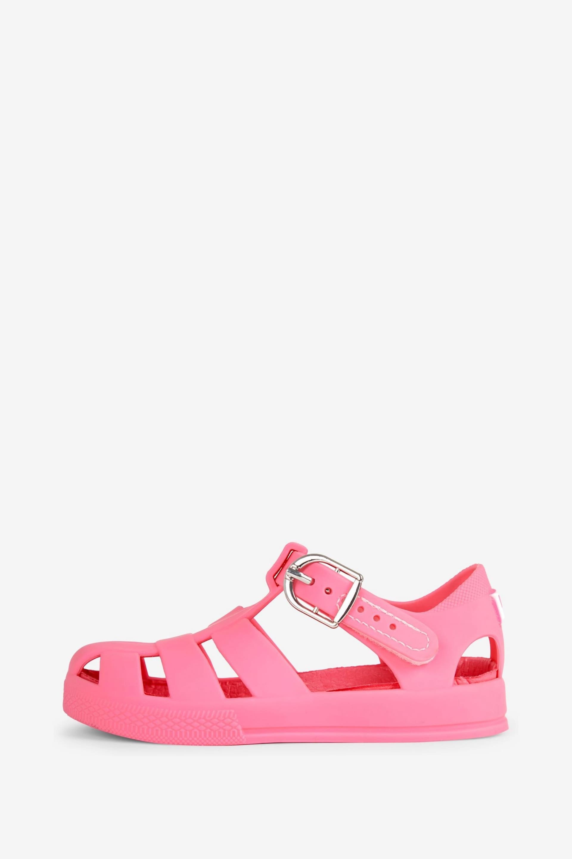 JoJo Maman Bébé Pink Jelly Sandals - Image 2 of 4