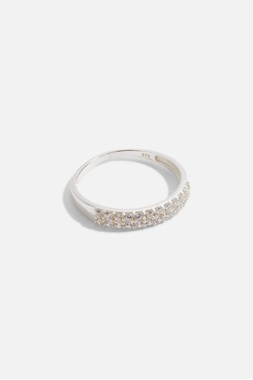 Buy Accessorize White Encrusted Band Ring from the Next UK online shop