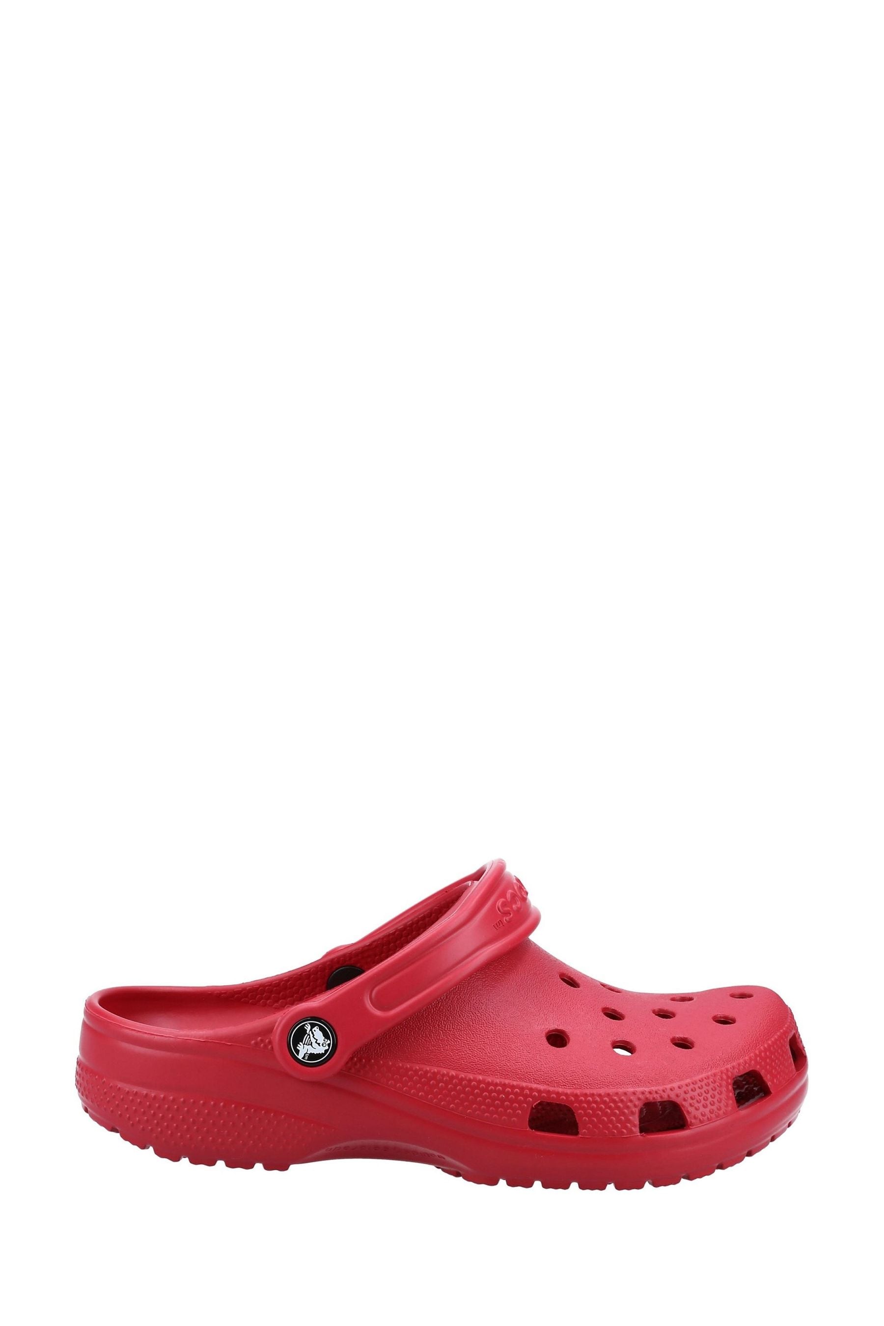 Red crocs top size 7