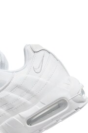 Nike White Air Max 95 Trainers - Image 10 of 10