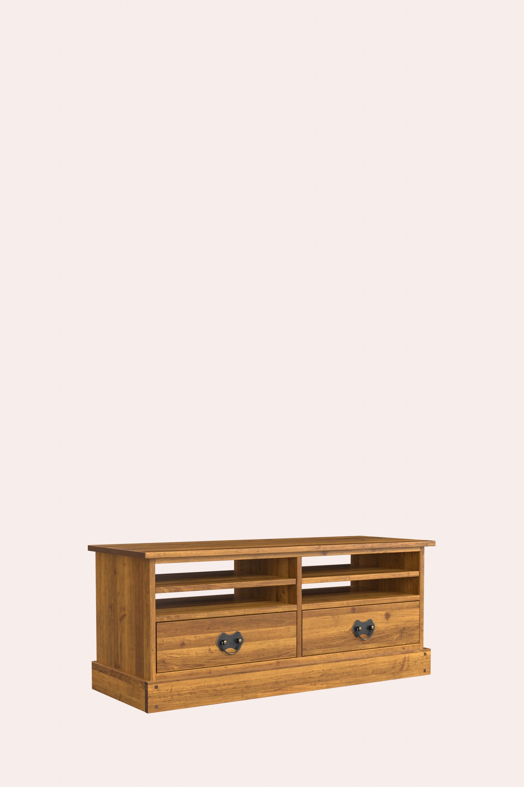 Honey oak shop tv stand