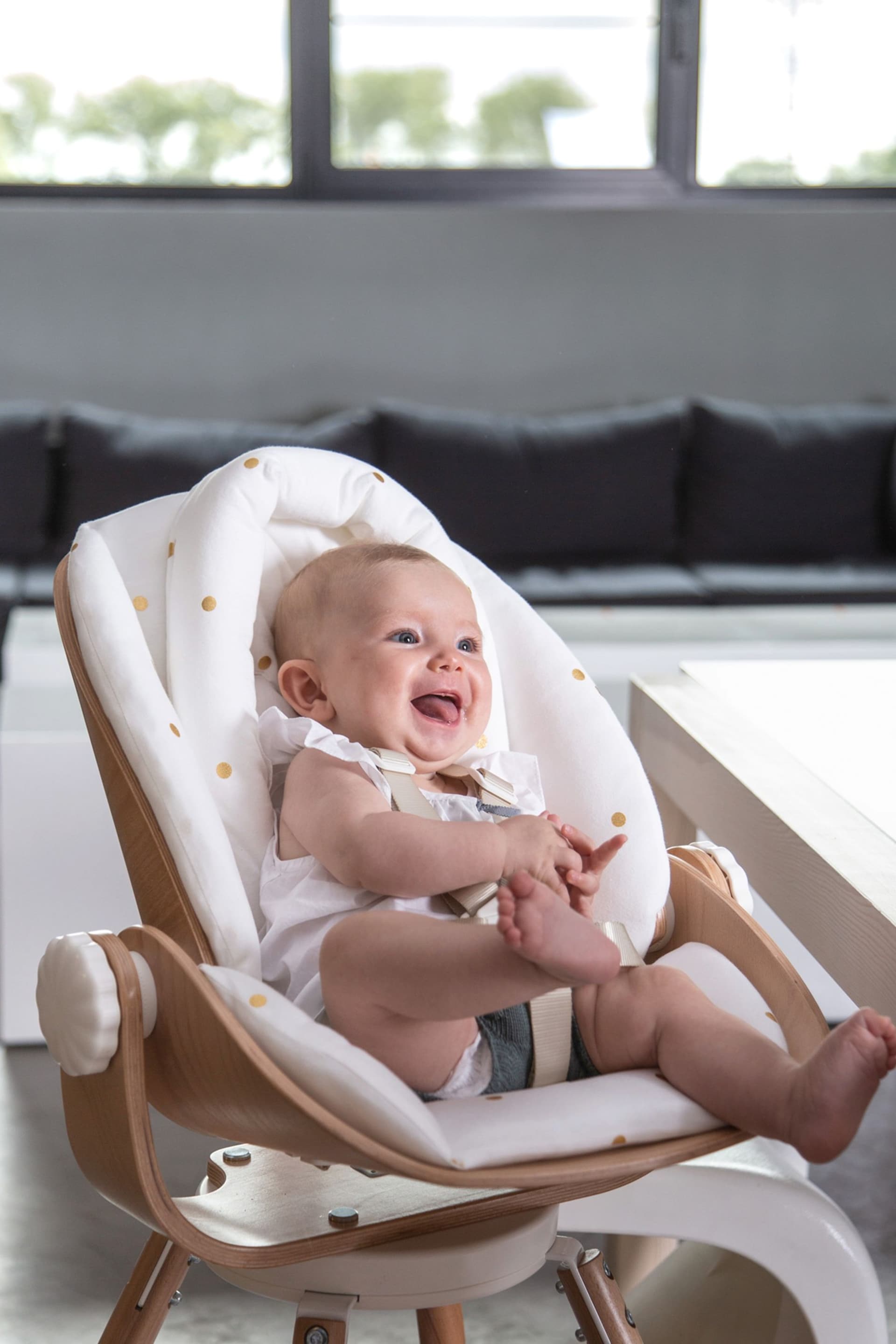 White Childhome Evolu Newborn Seat - Image 1 of 6