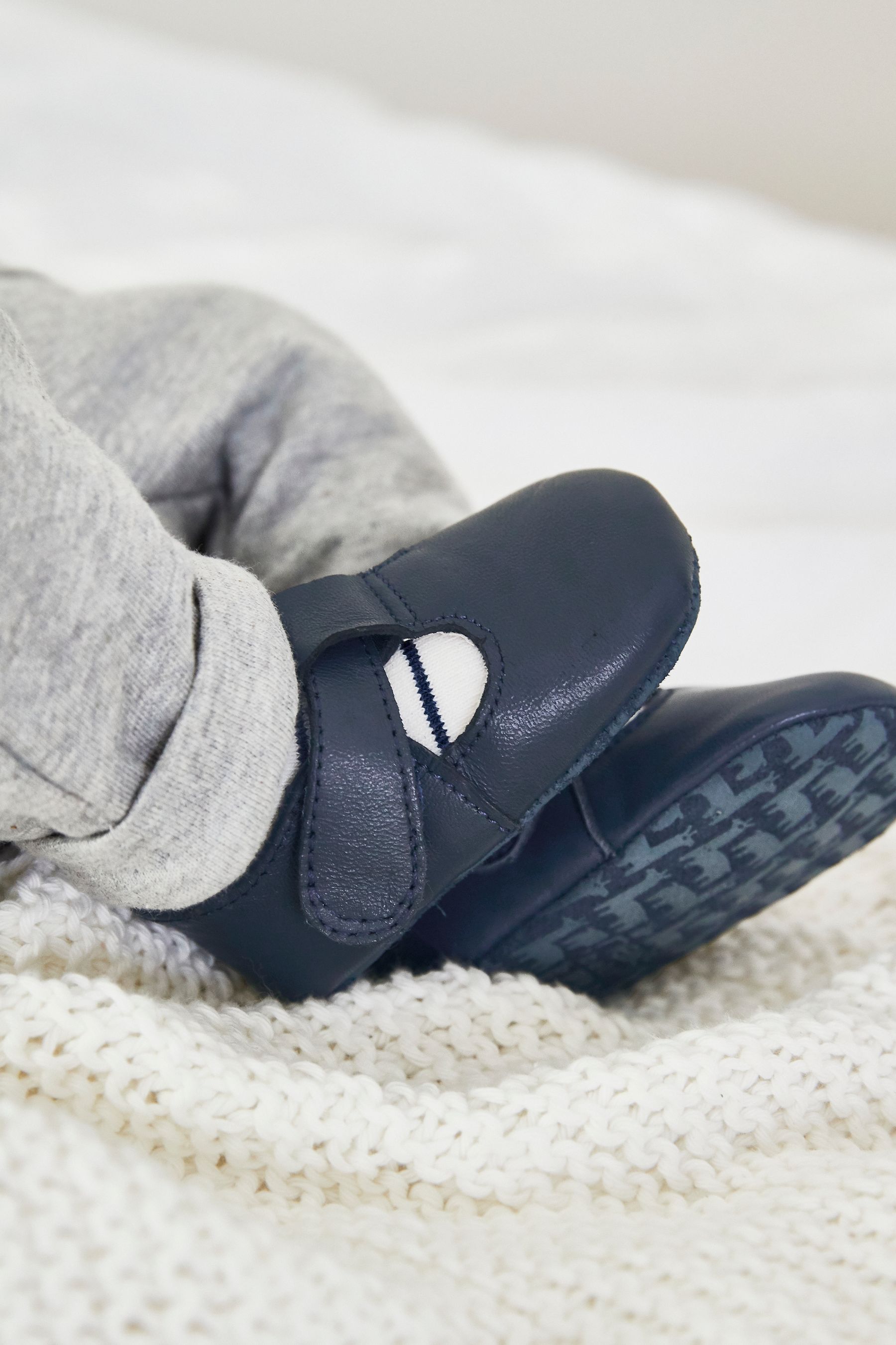 Buy Navy Baby Leather T Bar Shoes 0 24mths from the Next UK online shop