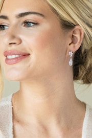 Ivory & Co Rose Gold Harrogate Classic Crystal Drop Earring - Image 4 of 5