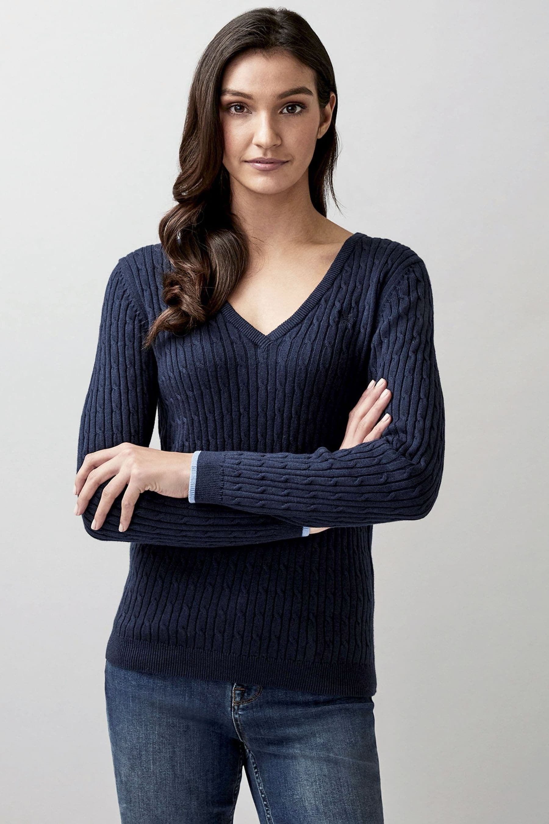 Crew heritage cable jumper store