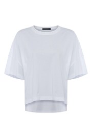 French Connection Tally Organic Jersey Crew Neck T-Shirt - Image 5 of 6