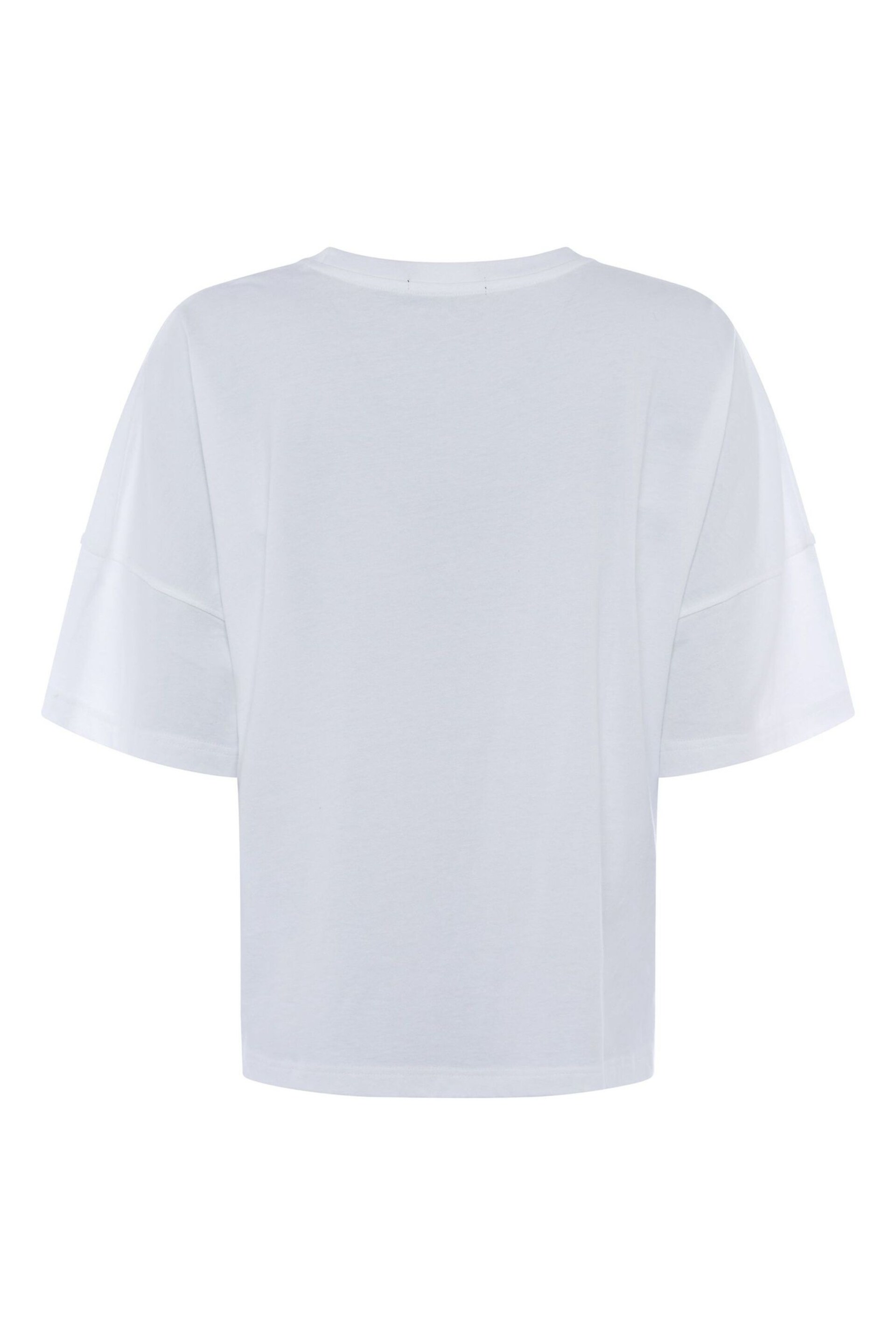 French Connection Tally Organic Jersey Crew Neck T-Shirt - Image 6 of 6