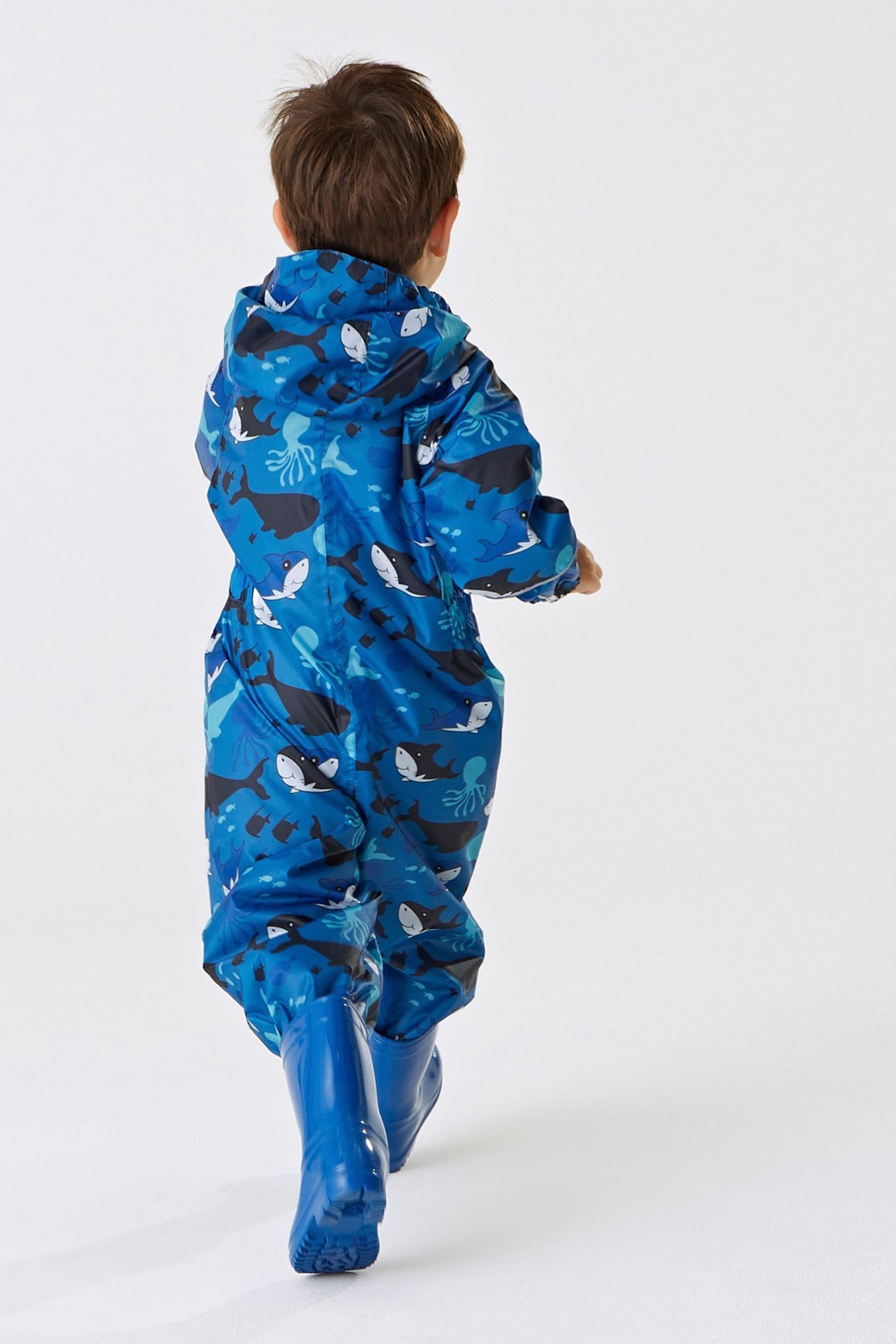 Regatta Blue Pobble Waterproof Puddlesuit - Image 2 of 7