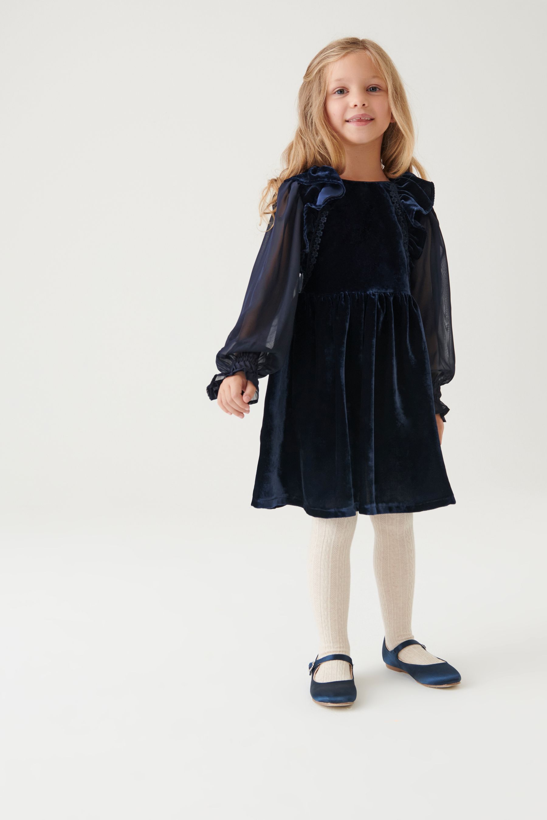 Acheter Robe de bal Laura Ashley Velvet en taffetas from Next Luxembourg
