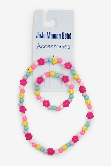 JoJo Maman Bébé Pastel Toddler Necklace Set