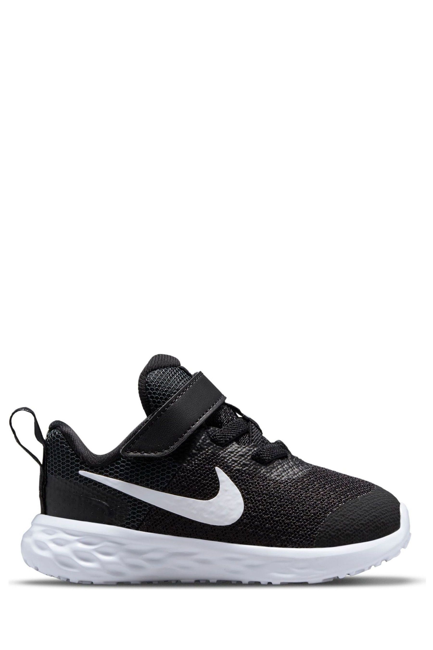 Infant nike top trainers black
