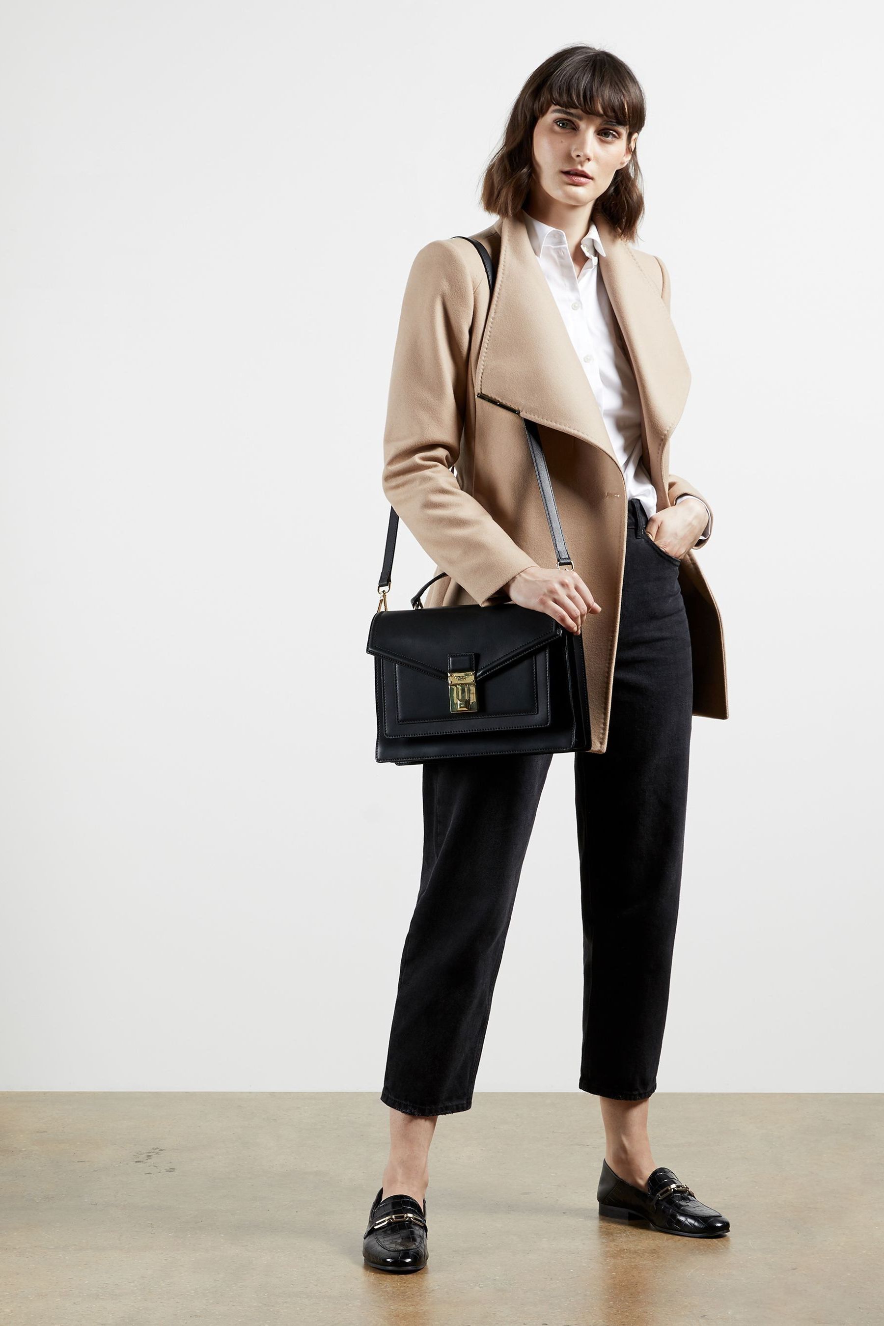 Ted Baker Rosess Short Wool Wrap Coat