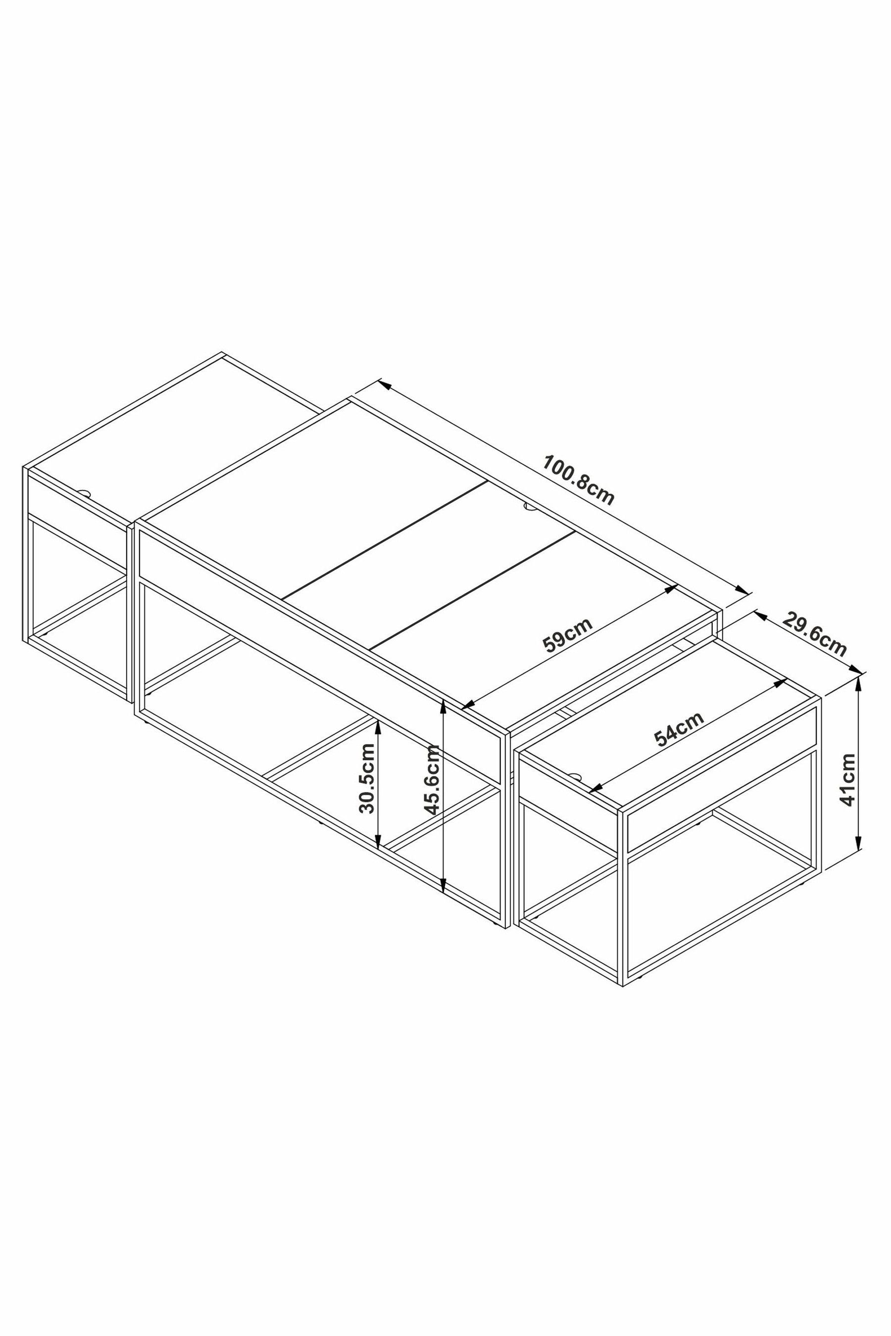 Jefferson nest of 2 clearance tables