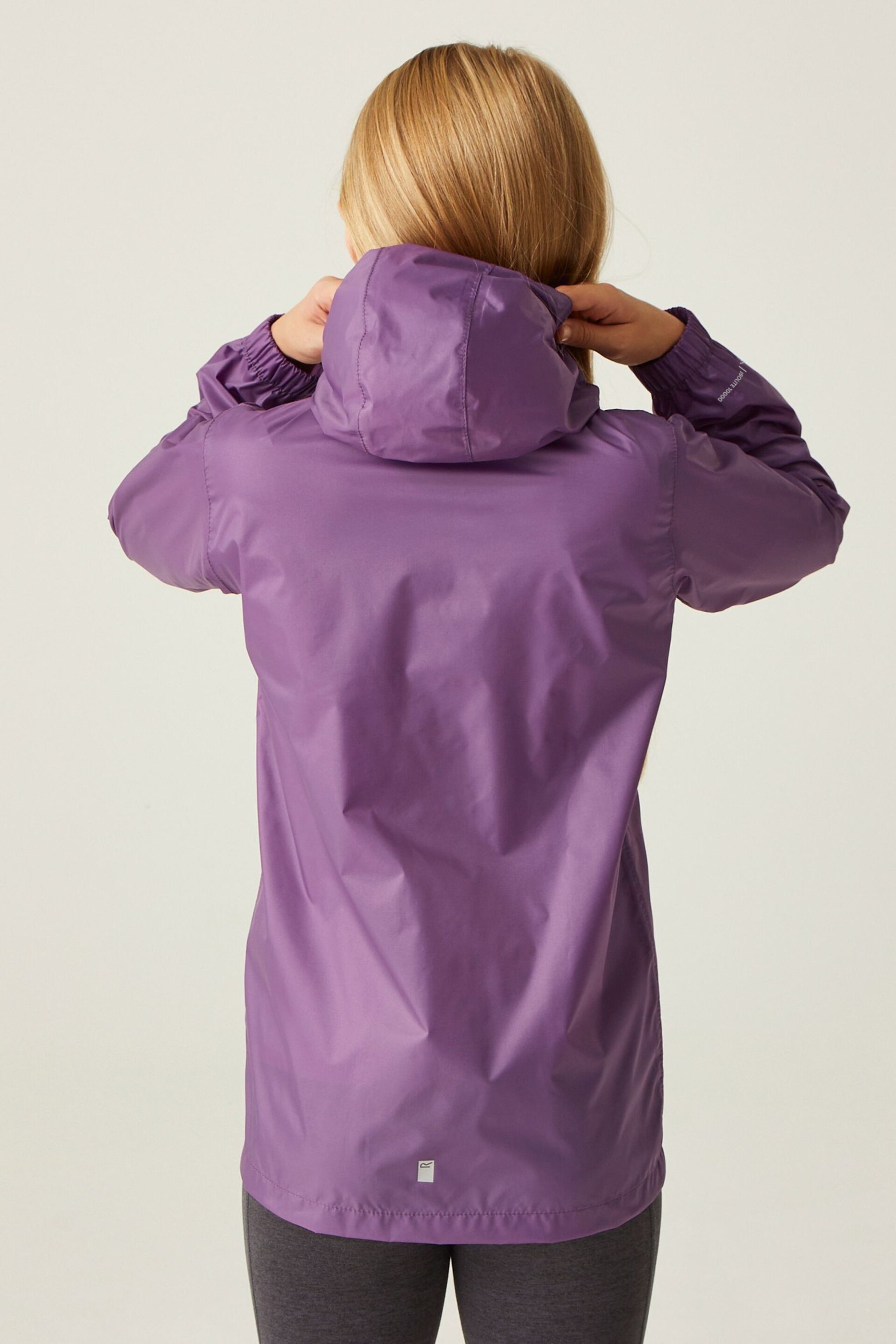Regatta Purple Pack It III Waterproof Jacket - Image 2 of 8