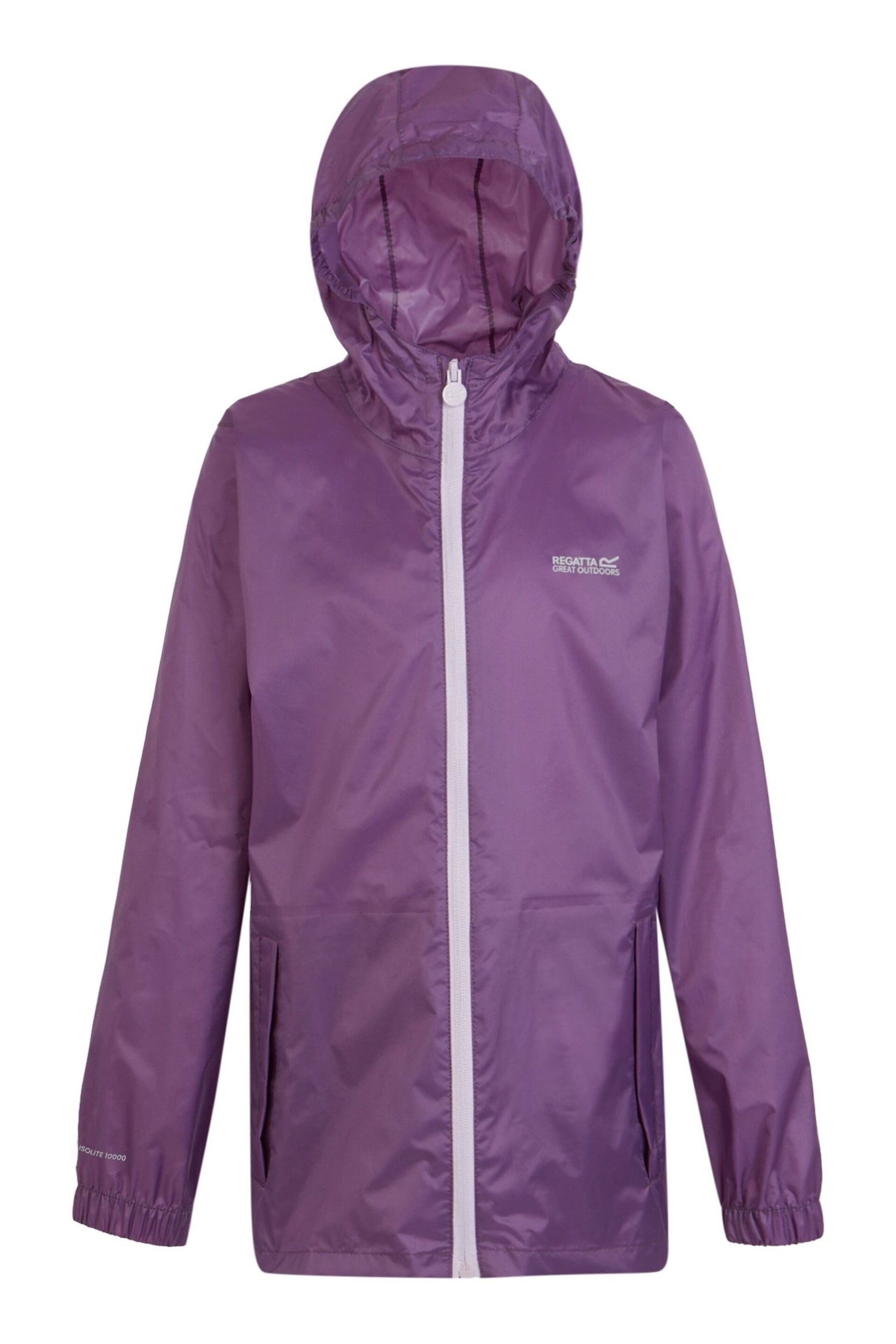 Regatta Purple Pack It III Waterproof Jacket - Image 6 of 8