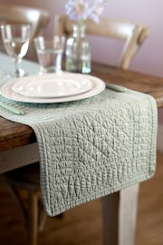 Mary Berry Green Signature Cotton Table Runner - Image 1 of 3