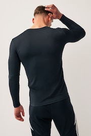 adidas Black Teamwear Base Layer Long Sleeve Top - Image 2 of 7