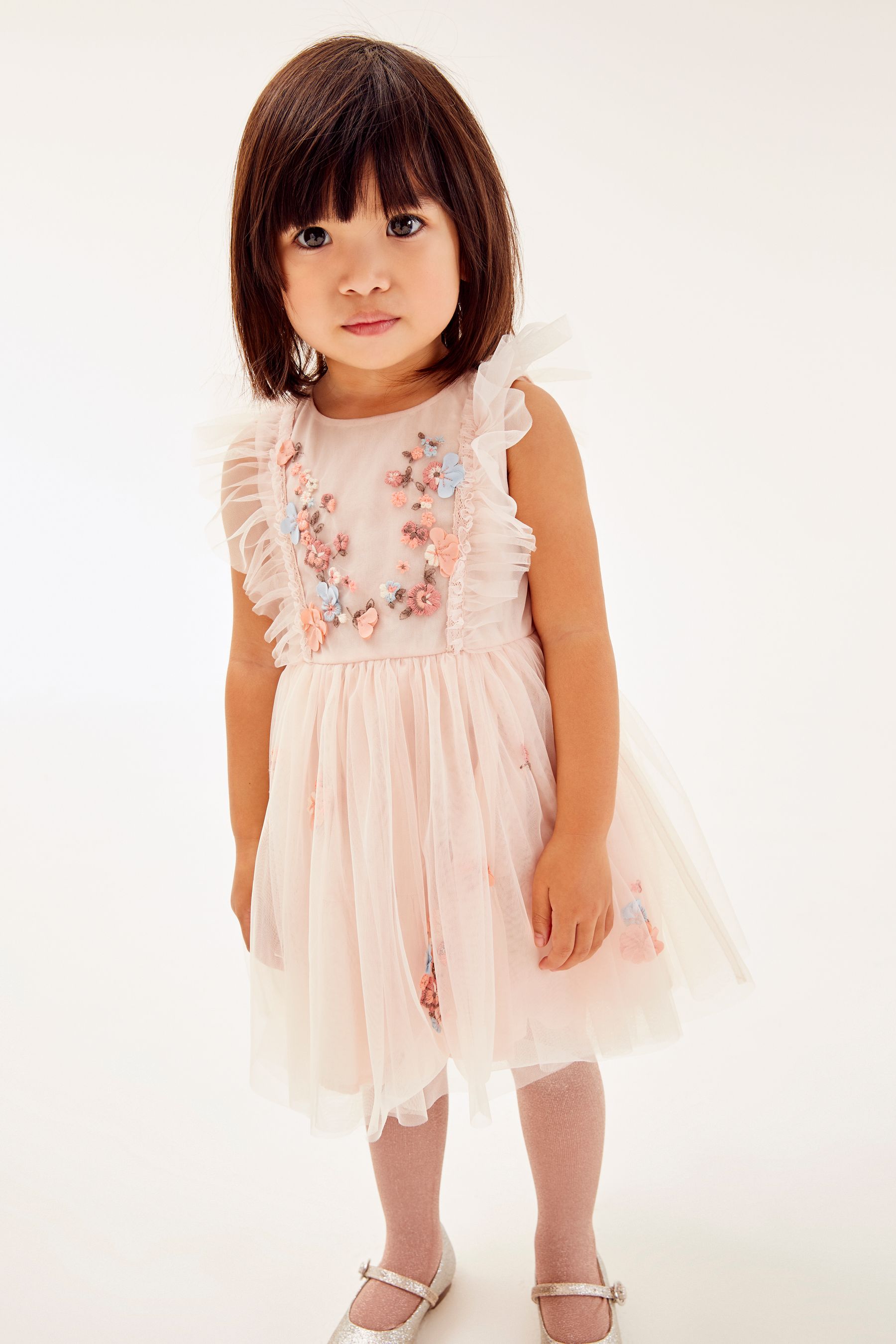 Pink Mesh Party Dress 3mths 8yrs