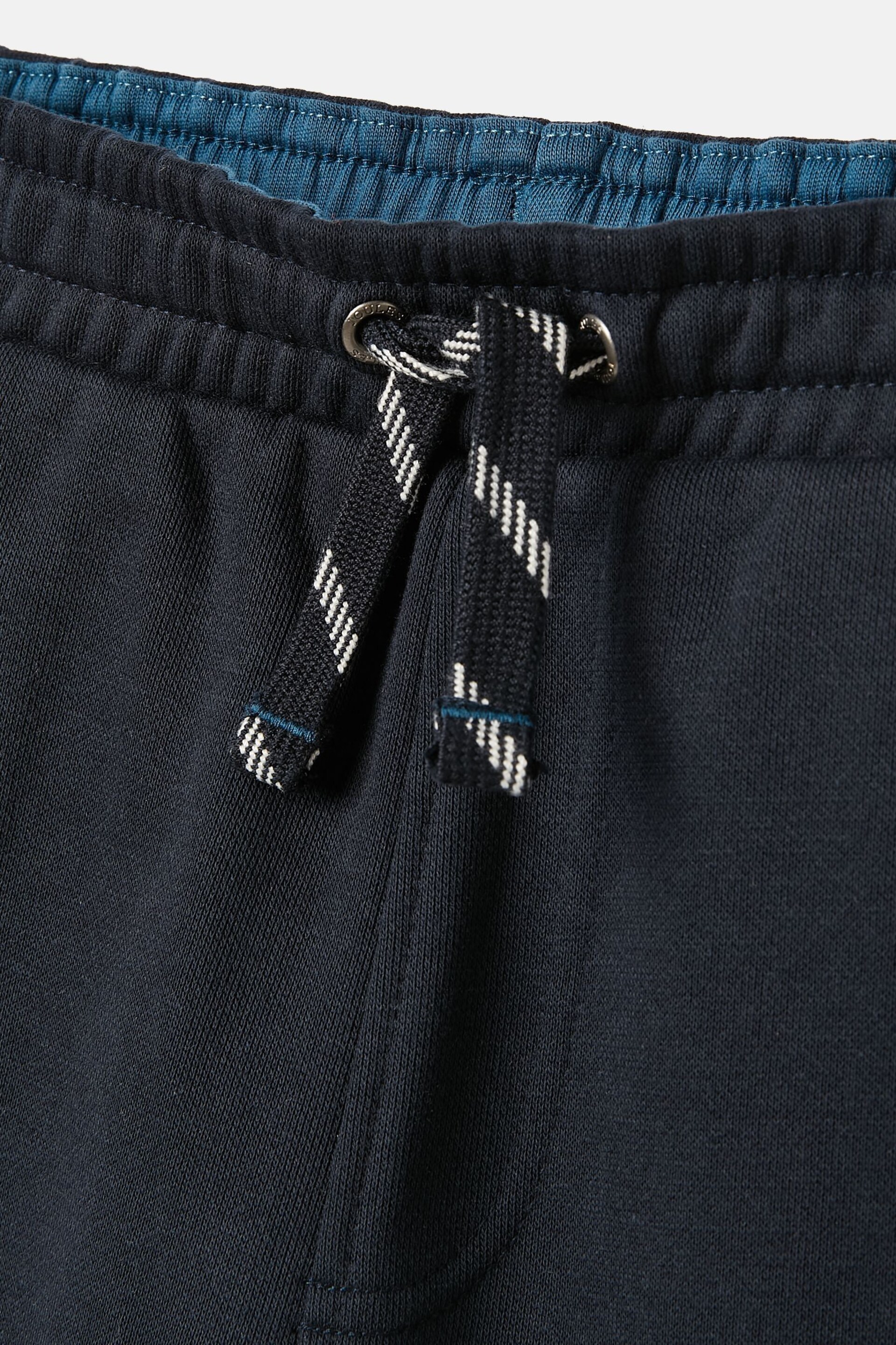 Joules Ted Navy Jersey Joggers - Image 9 of 10
