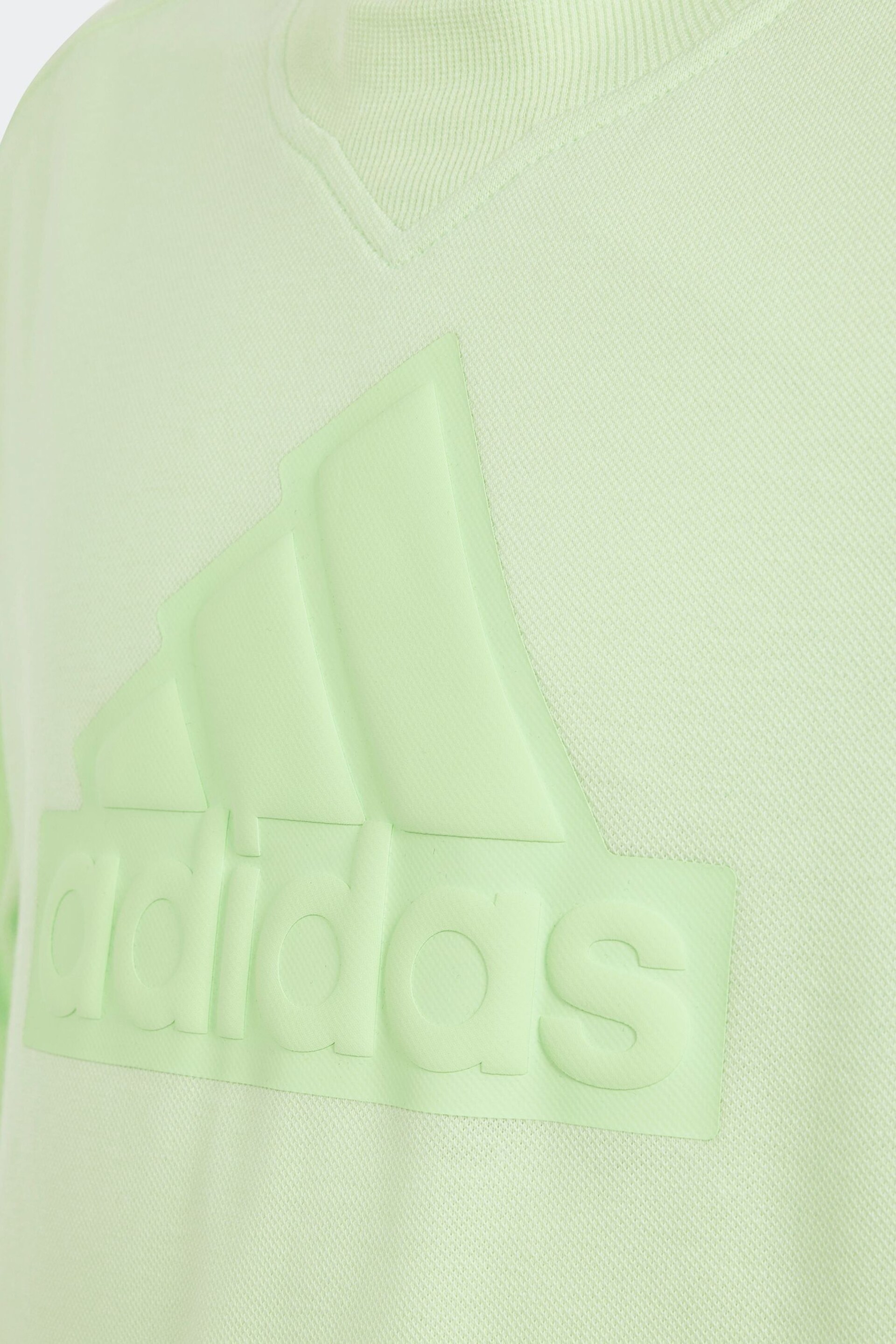 adidas Green Sportswear Future Icons Logo Piqué T-Shirt - Image 4 of 5