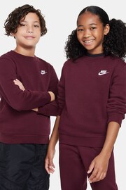 Nike Red Club Fleece Sweatshirt - Image 1 of 3