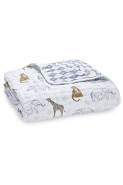 aden + anais White aden + anais Kids Dream Blanket Jungle 100% Cotton Muslin - Image 2 of 2