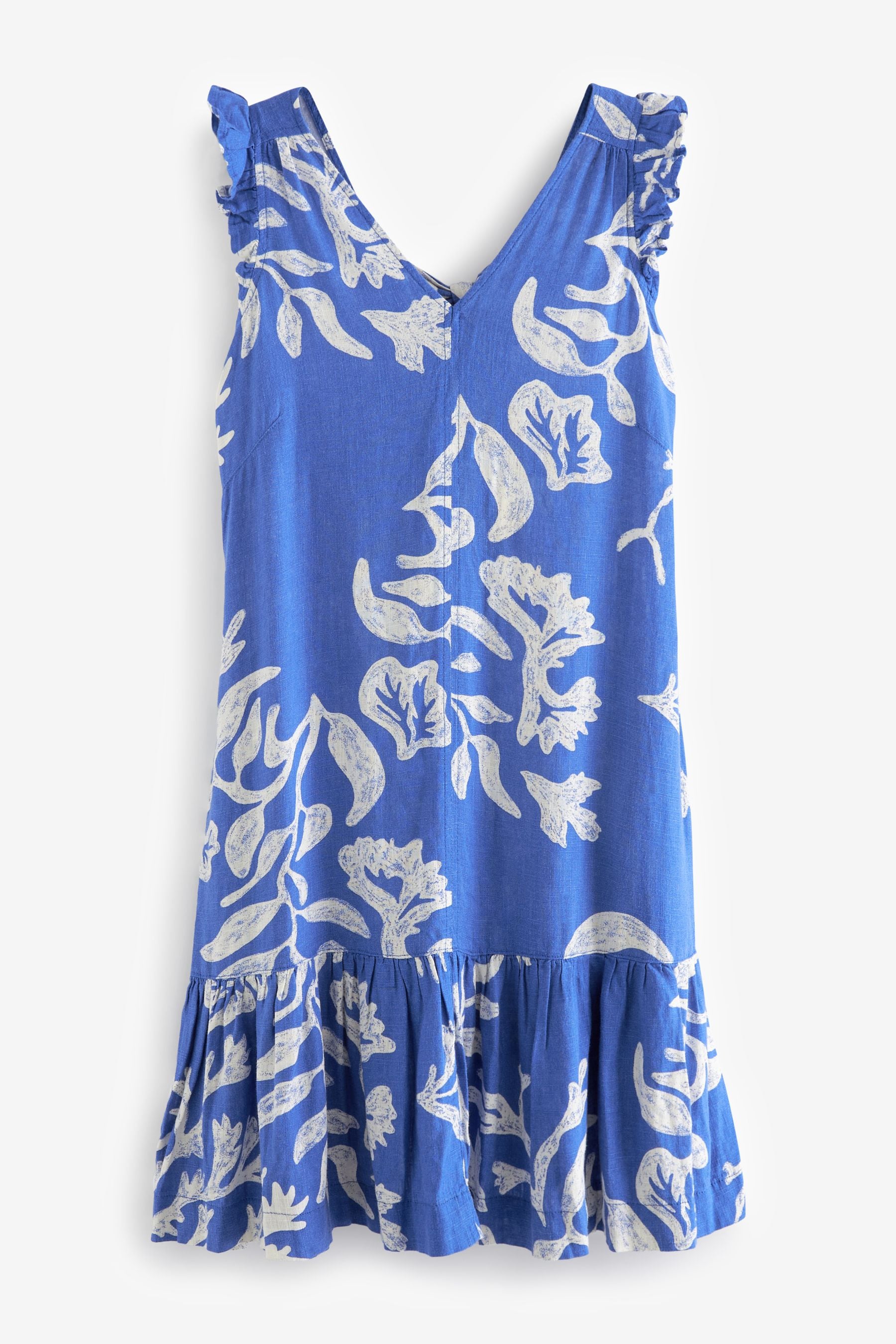 Blue and white summer dress online
