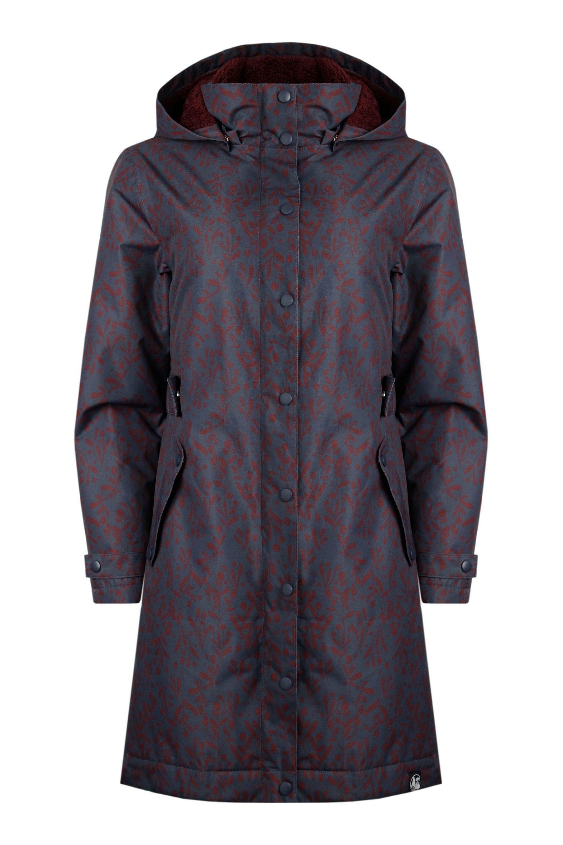 Buy Weird Fish Blue Sena Recycled Printed Waterproof Coat from Next Germany