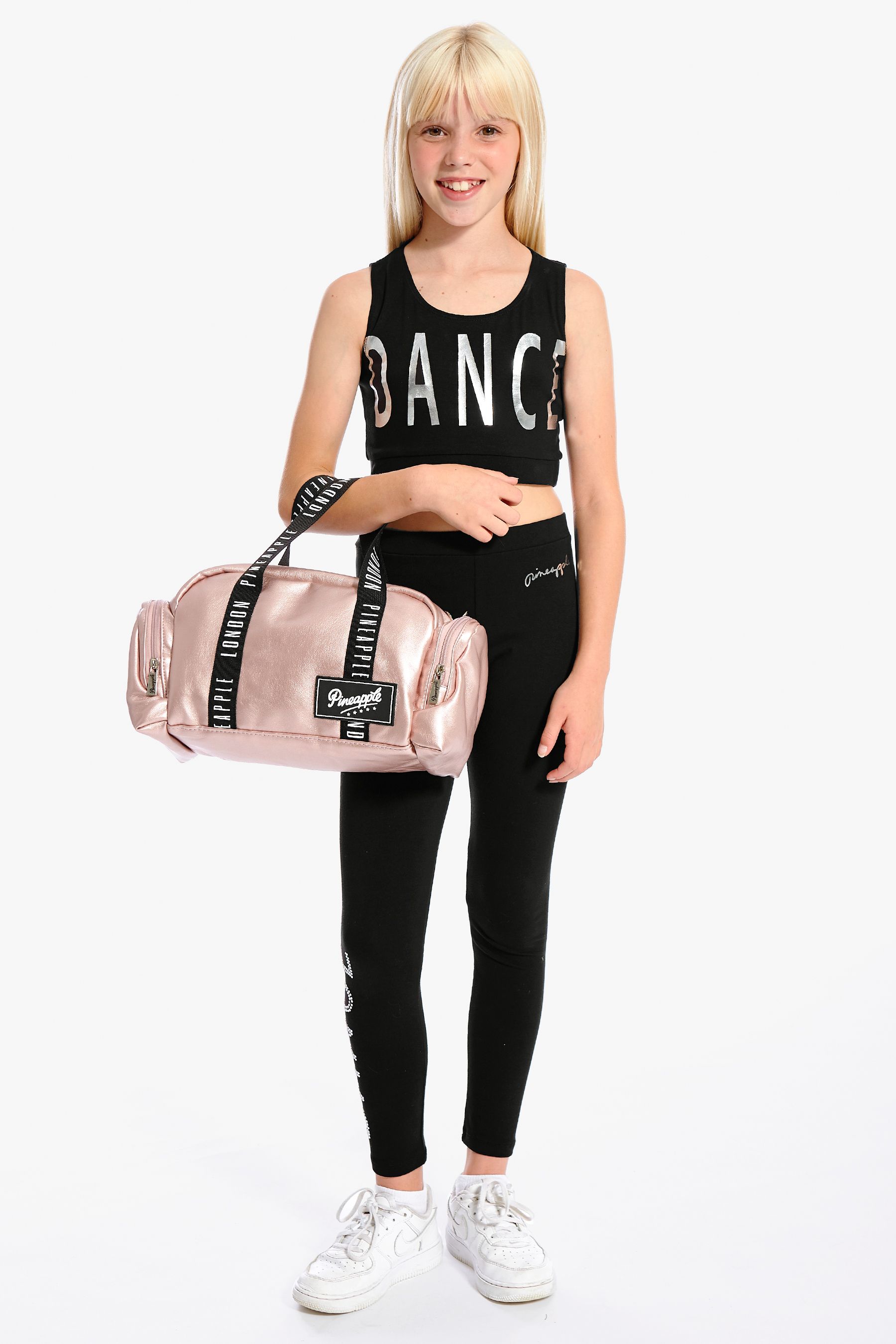 Buy Pineapple Rose Gold Pink Holdall Dance Kit Bag from the Next UK online shop