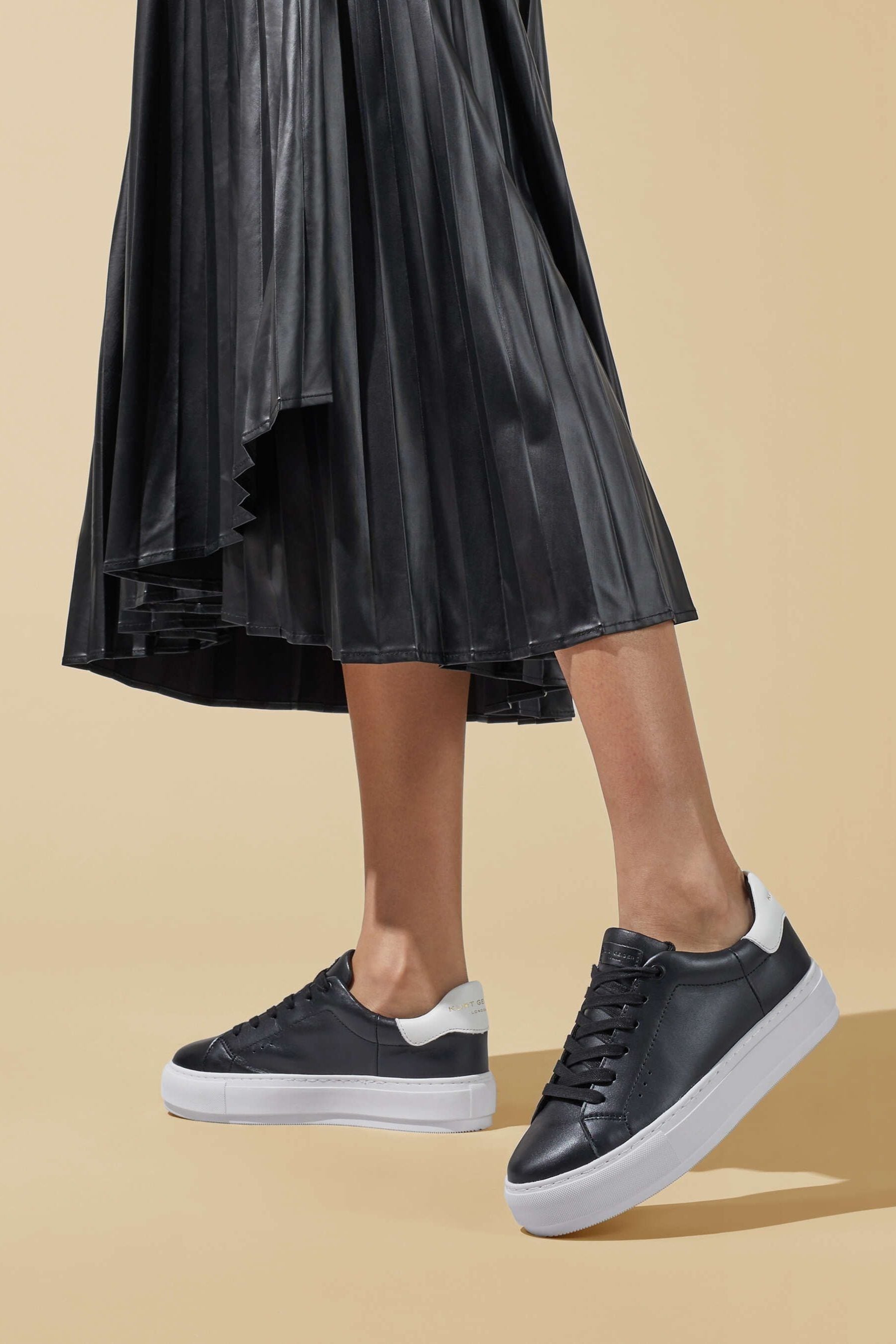 Kurt Geiger London Black Laney Trainers